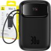 Powerbank Baseus QPow 2 10000mAh 30W 2xUSB-C (black)