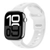 Cubenest Prémiový sportovní řemínek na Apple Watch 42 / 44 / 45 / 46 / Ultra 49mm bílý