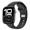 Cubenest Prémiový sportovní řemínek na Apple Watch 42 / 44 / 45 / 46 / Ultra 49mm černý