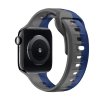 Cubenest Prémiový sportovní řemínek na Apple Watch 42 / 44 / 45 / 46 / Ultra 49mm šedo-modrý
