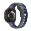 Cubenest Prémiový sportovní řemínek na Apple Watch 42 / 44 / 45 / 46 / Ultra 49mm šedo-modrý