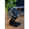 Cubenest 3v1 Qi2 Skládací bezdrátová magnetická nabíječka SQ312 Pro černá