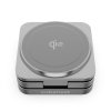 Cubenest 3v1 Qi2 Skladacia bezdrôtová magnetická nabíjačka SQS312 Pro Samsung Watch, Grey