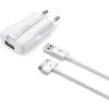 Set sieťovej nabíjačky a dátového kábla CellularLine s konektorom Apple iPhone 4/4S