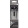 In-ear slúchadlá CELLULARLINE ACOUSTIC s mikrofónom, AQL® certifikácia, 3,5 mm jack, čierne