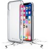 Zadný číry kryt s ochranným rámčekom Cellularline CLEAR DUO pre Apple iPhone X/XS