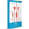 Vodeodolné in-ear slúchadlá s mikrofónom FIXED EGG1, IPX3, červená
