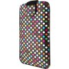 Pouzdro FIXED Soft Slim se zavíráním, PU materiál, velikost 4XL, motiv Rainbow Dots