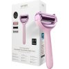 Mikroihličkový valček / derma roller na tvár a telo 9v1 Geske s aplikáciou (ružový)