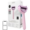 Mikroihličkový valček / derma roller na tvár a telo 9v1 Geske s aplikáciou (ružový)