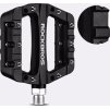Sada nylonových pedálů na kolo Rockbros 2017-12CBK - černá