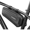 Voděodolná brašna na kolo Rockbros B66 na rám - černá