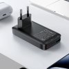 Ultratenká nabíjačka Acefast A100 65W GaN 2 USB-C+ USB-A - čierna