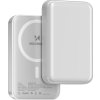 Wozinsky WRW349YWS 10 000 mAh magnetická powerbanka – biela