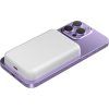 Wozinsky WRW349YWS 10 000 mAh magnetická powerbanka - bílá