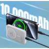 Wozinsky WRW349YWS 10 000 mAh magnetická powerbanka – biela