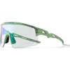 Cyklistické okuliare Rockbros Photochromic s UV ochranou a korekčnou vložkou - zelené