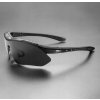 Polarizované cyklistické okuliare Rockbros 10003 - čierne