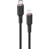 Kabel USB-C na Lightning Acefast C2-01, 30W, MFi, 1,2 m (černý)
