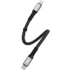 Kabel USB-C na Lightning Dudao 20W PD 0,23 m (černý)