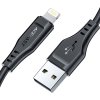 Kábel USB na Lightning Acefast C3-02, MFi, 2,4 A 1,2 m (čierny)