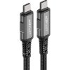 Kabel USB-C na USB-C Acefast C1-09, 48W, 1m (černo-šedý)