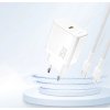 Nabíječka Dudao A27 25W GaN USB-C do zásuvky - bílá