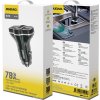 Dudao R78 78W nabíječka do auta USB-C PD / 2xUSB-A QC - černá