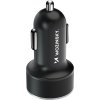 Wozinsky WDCCAC USB-C USB-A 36W autonabíječka - černá