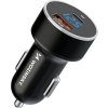 Wozinsky WDCCAC USB-C USB-A 36W autonabíjačka - čierna