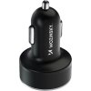 Wozinsky WDCCB Autonabíječka s displejem 50W 2xUSB-C / 2xUSB-A - Černá
