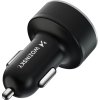 Wozinsky WDCCB autonabíjačka s displejom 50W 2xUSB-C / 2xUSB-A - čierna