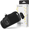 Wozinsky WF16-YLS 5000mAh 15W Lightning Mini Power Bank s vestavěným kabelem USB-C a nabíječkou pro Apple Watch - černá