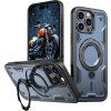 Hybrid Armor Trendy kryt s MagSafe pro iPhone 16 Pro – modrý