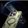 Hybrid Armor Trendy kryt s MagSafe pro iPhone 16 Pro – zelený