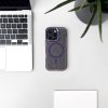 Třpytivý kryt MagSafe pro iPhone 16 Pro - fialový s třpytkami