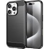 Carbon kryt pro iPhone 16 Pro - černý