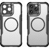 Silikonový kryt MagSafe od špičkové řady pro iPhone 16 Pro Max – černý