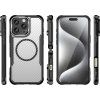Silikonový kryt MagSafe od špičkové řady pro iPhone 16 Pro Max – černý