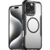 Silikonový kryt MagSafe od špičkové řady pro iPhone 16 Pro Max – černý