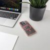 Třpytivý kryt MagSafe pro iPhone 16 - růžový s třpytkami