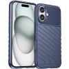Silikonový kryt Thunder pro iPhone 16 - modrý