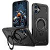 Hybrid Armor Trendy kryt s MagSafe pro iPhone 16 Plus - černý