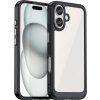 Kryt Outer Space s gelovým rámečkem pro iPhone 16 Plus - černý