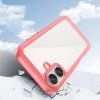 Kryt Outer Space s gelovým rámečkem pro iPhone 16 Plus - červený
