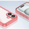 Kryt Outer Space s gelovým rámečkem pro iPhone 16 Plus - červený