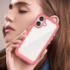 Kryt Outer Space s gelovým rámečkem pro iPhone 16 Plus - červený
