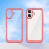 Kryt Outer Space s gelovým rámečkem pro iPhone 16 Plus - červený