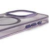 Třpytivý kryt MagSafe pro iPhone 16 Plus - fialový s třpytkami