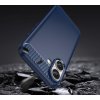 Carbon kryt pro iPhone 16 Plus - modrý